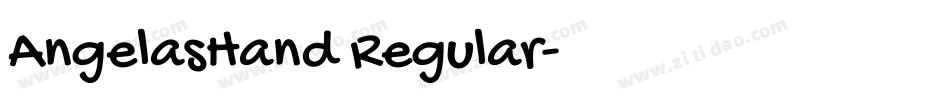 AngelasHand Regular字体转换